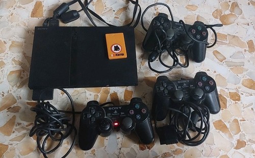 Ps2 slim nera completa cavi - slim,